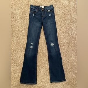 Abercrombie girls mid-rose bootcut jean